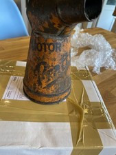 VINTAGE PRATTS MOTOR OIL JUG POURER, 1920’s, RARE AUTOMOBILIA, GARAGE MANCAVE