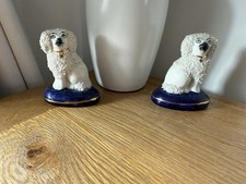 Rare Antique Staffordshire Ware Dogs