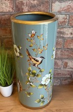 Grey Floral and Birds Ceramic