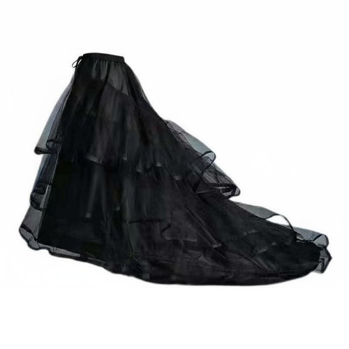 Mesh petticoat layered waist - layered,