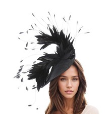 Black Statement Fascinator
