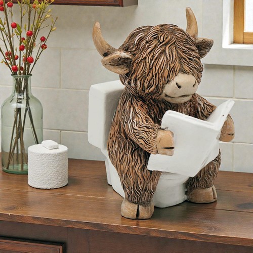 Happy highland cow - happy,