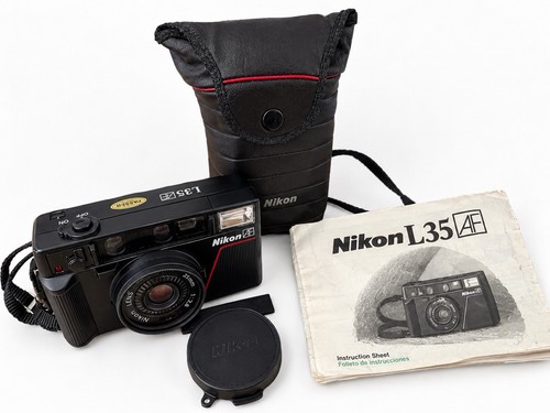 Nikon l35 35mm film camera - film,