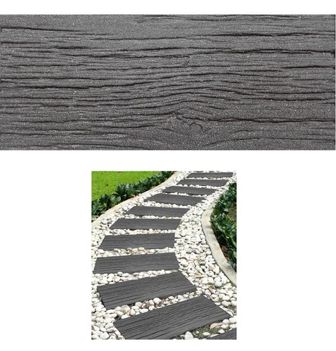 Grey railroad effect stepping - grey,