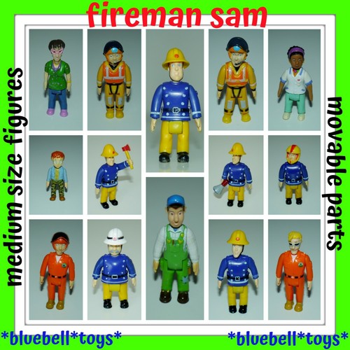 Fireman sam movable figures - sam,