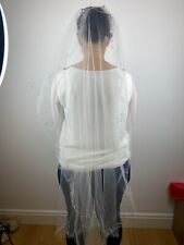 54" Ivory Mantilla Veil used but in great condition 