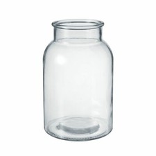 Modern Clear Glass Wide Flower