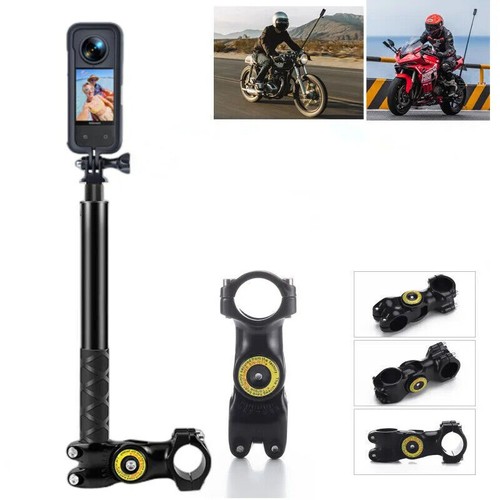 Motorcycle bike selfie - bike, stick