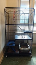 Little Friends Large Cage for Small Animals and Small Pets with Removable Tray