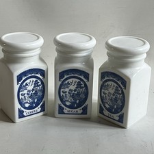 Vintage Blue Willow Milk Glass