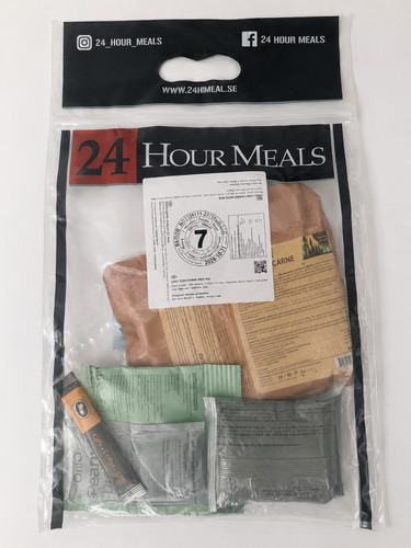 Swedish military hour mre - 24,