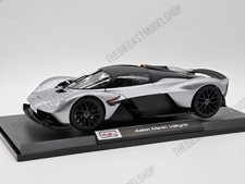 MAISTO 1:18 Scale - Aston Martin Valkyrie in Silver - Diecast Model Car