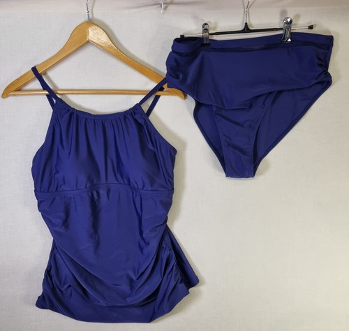 Women blue piece - 2-piece, tankini