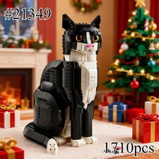 Build Blocks IDEAS - Tuxedo Cat | 1710pcs (21349) High Quality Plastic ABS Kit