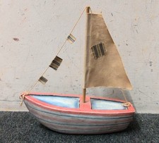 Rare Vintage MAMAS & PAPAS Wooden Sailboat Ornament Decoration - CG R14