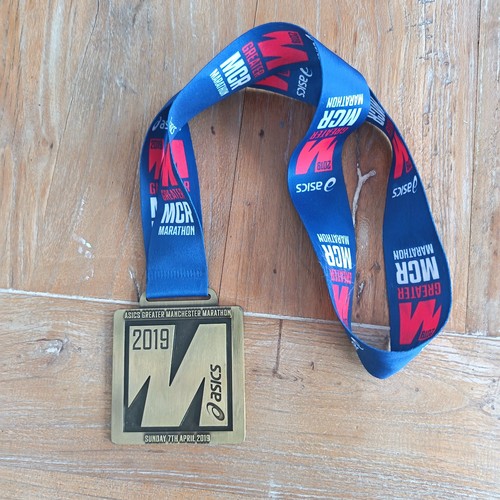 Manchester marathon 2019 medal - manchester,