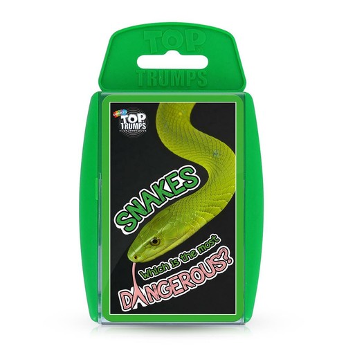 Snakes top trumps card game - top,