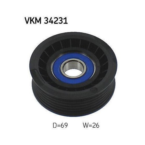 Deflection guide pulley - deflection/guide,
