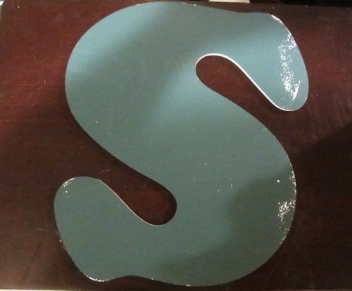 Large plastic letters indoor - letters, /