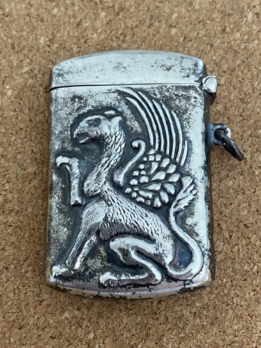 Antique sterling silver vesta - sterling,