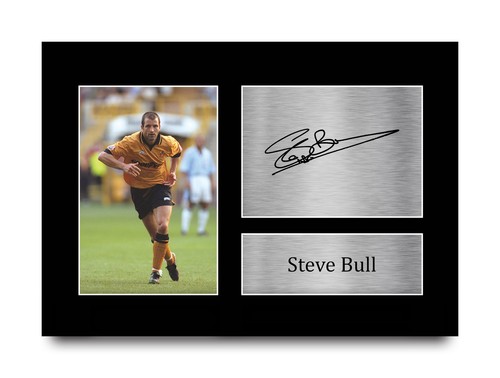 Steve bull signed wolves pre - steve,