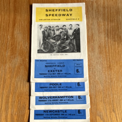 Sheffield speedway programmes - sheffield,