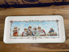 HTF 1994 Villeroy & Boch Foxwood Tales 13.5” Sandwich Plate/Tray