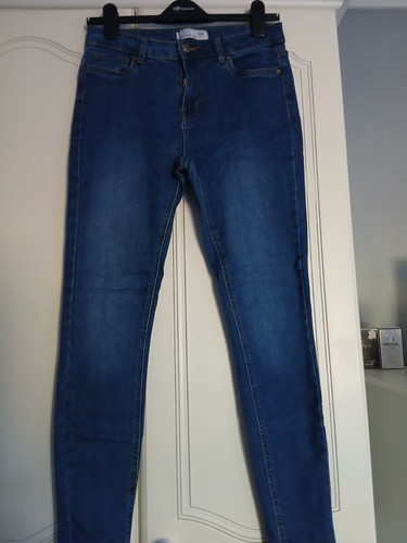 365 womens blue denim skinny - blue,