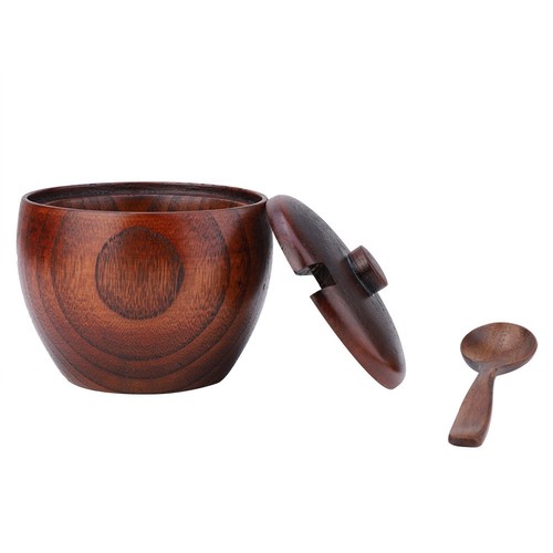 1pc solid wood - spice, jar