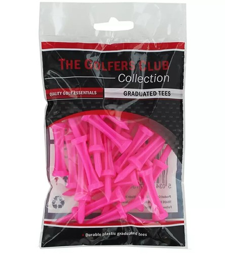Golfers club plastic graduated - golfers,