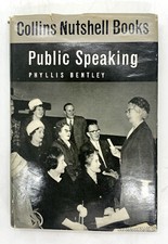 Public Speaking Collins Nutshell Books P Bentley 1964 1st Edition RARE