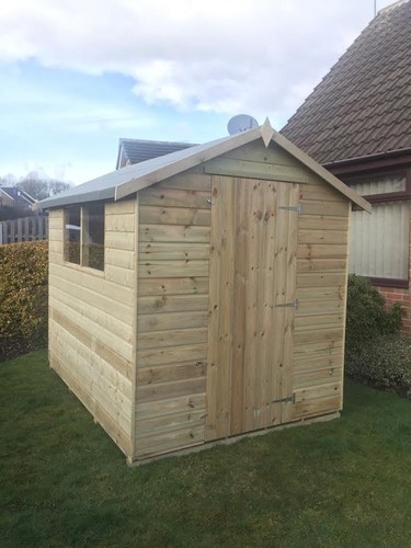 6x4 tanalised wooden - t&g,