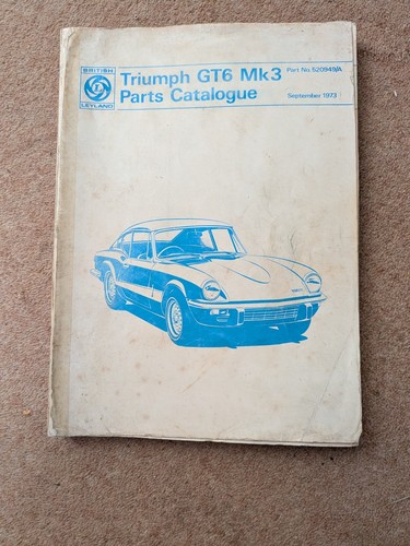 Original triumph gt6 3 - gt6, mk