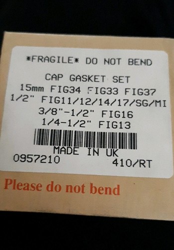 Spirax sarco cap gasket - gasket, set