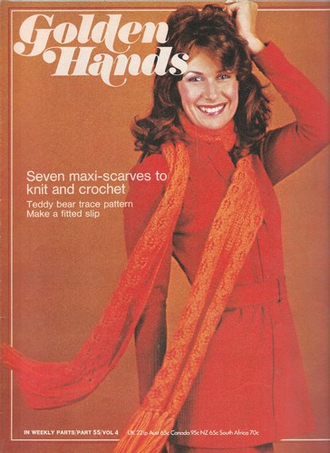 Vintage golden hands magazine - golden,