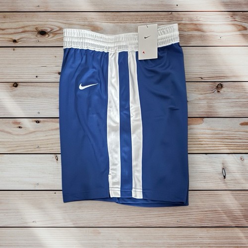 Nike block blue white shorts - nike,