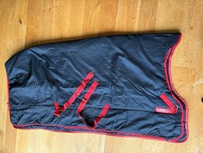 6'3 Rambo Horseware Wug High Neck Heavyweight Stable Rug Navy Blue