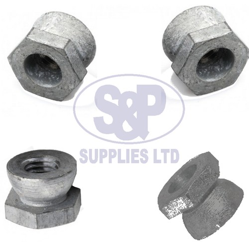 M10 galvanised shear nut - galvanised,