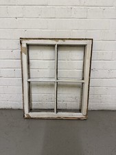 Reclaimed Old Georgian 4 Panel Wooden Window 530 x 640mm