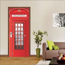 3D Telephone Box 277 Door Wall
