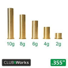 Brass shaft tip swing weights
