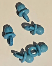 5x  ACRYLIC BLUE  DUMMY CHARMS