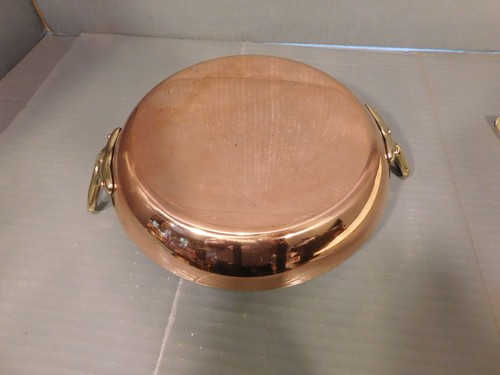 Vintage french copper pan - french,