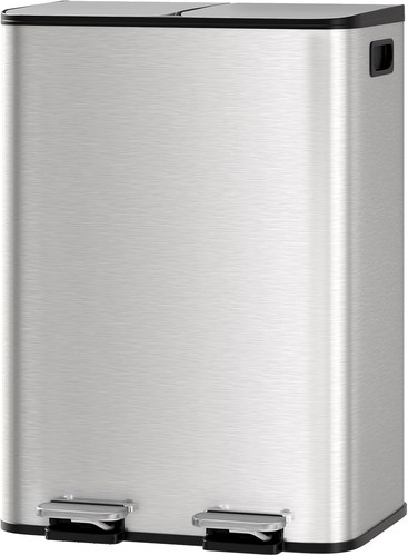 60l kitchen recycling bin dual - kitchen,