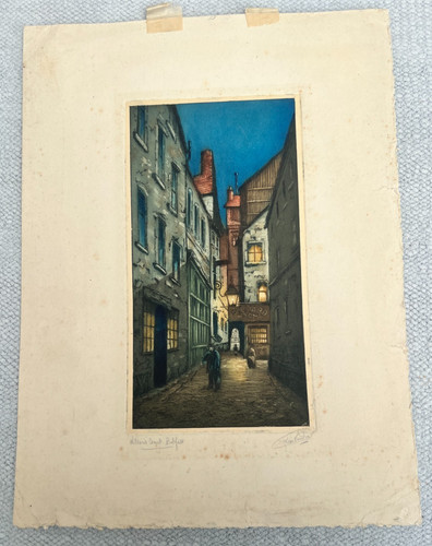 Vintage signed print - signed,