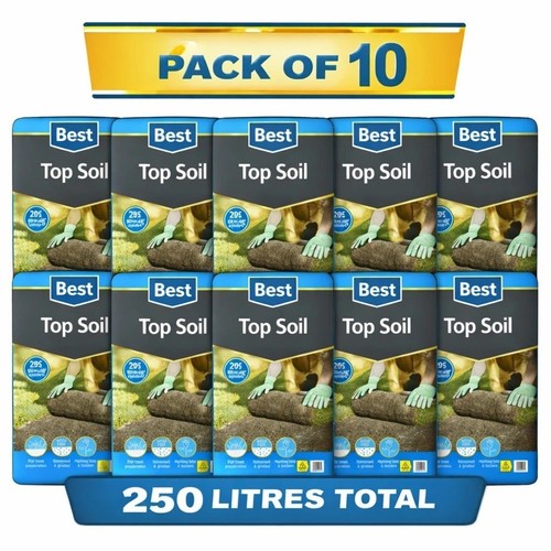 250l garden top soil 25l - 10,