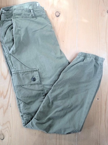 Zara khaki green cargo - zara,
