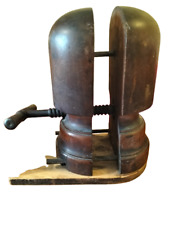 Antique Hat Stretcher. Milliner's Mechanical Wood Hat Sizer. Wig Display Stand