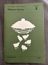 PHEASANT REARING - BOOKLET 8 - THE GAME CONSERVANCY - REVISED SPRING 1979