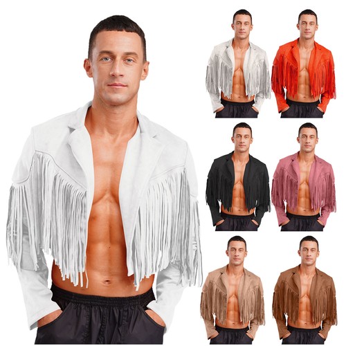 Men fringe faux suede - uk,